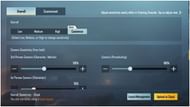 Sensitivity Settings Screen (Image via BGMI)